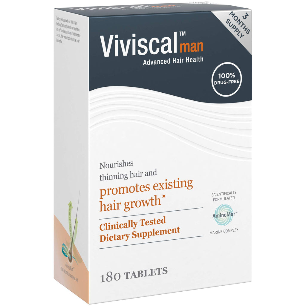 Men's Hair Growth Supplements 180 Tablets S4651