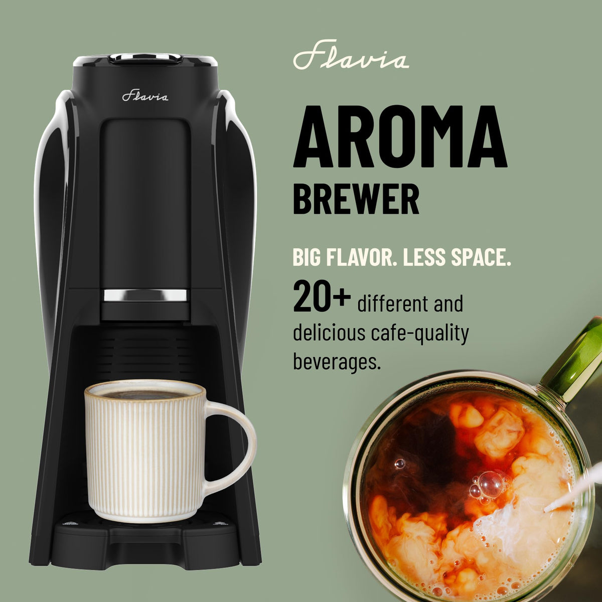 Coffee Machine with Single-Serve Freshpacks, Multiple Brew Sizes, Black K6380