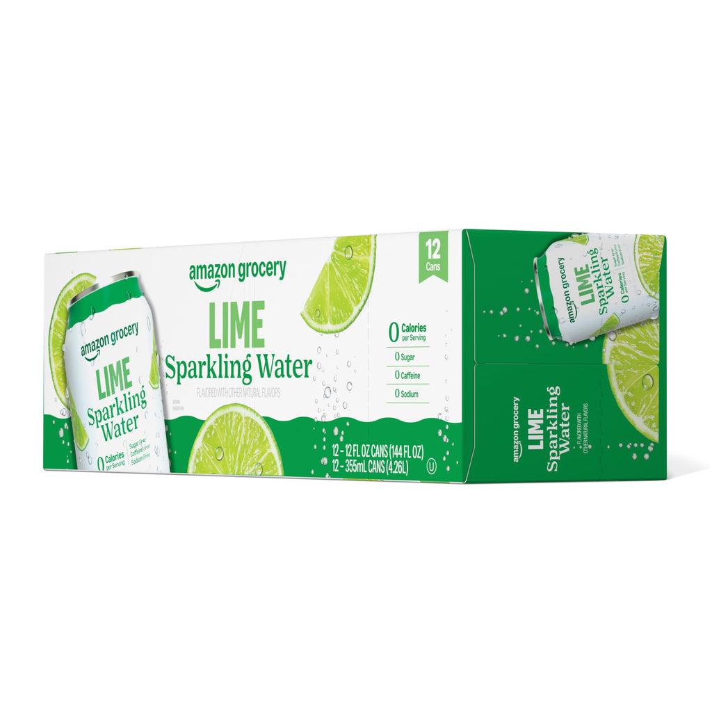 Sparkling Water Lime 12 Fl Oz 12 Cans Z855