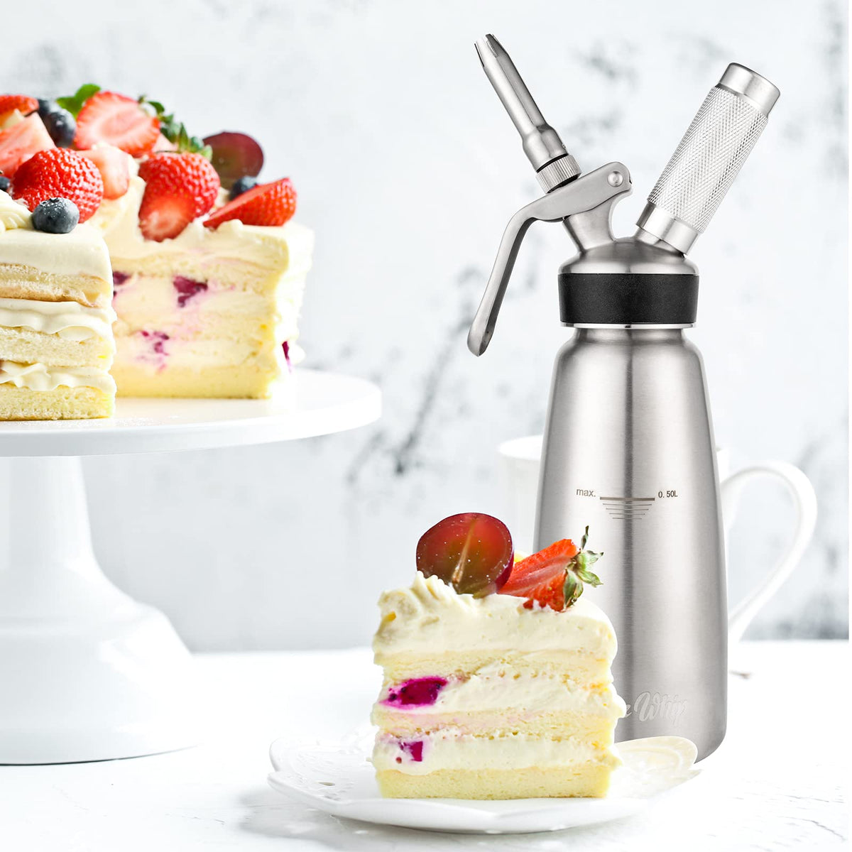 Spare Parts and Accessories for Whipped Cream Dispenser 304 Stainless Steel J149