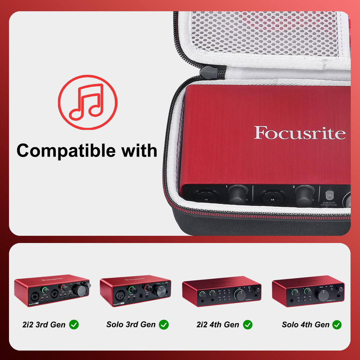 Case for USB Audio Interface Z49875