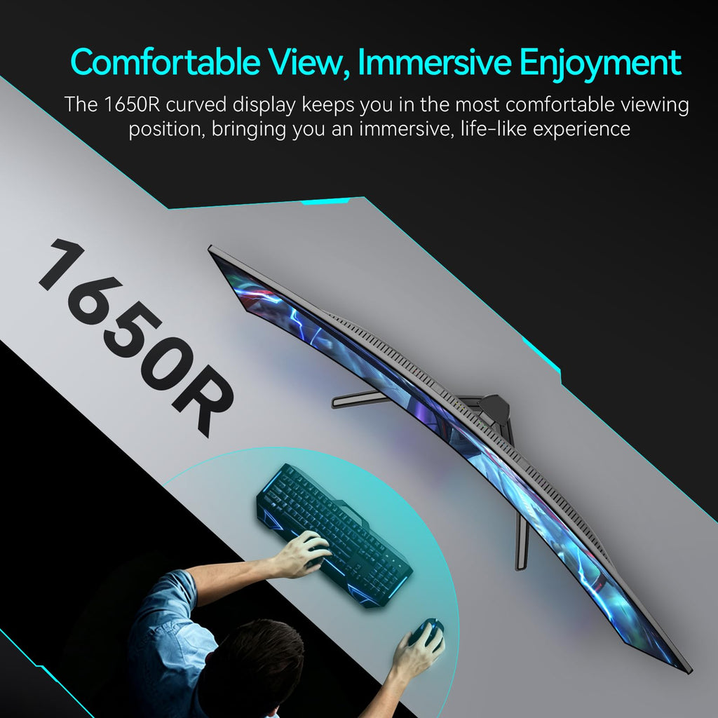 27 Inch 1440P 240Hz Curved Gaming Monitor O5638