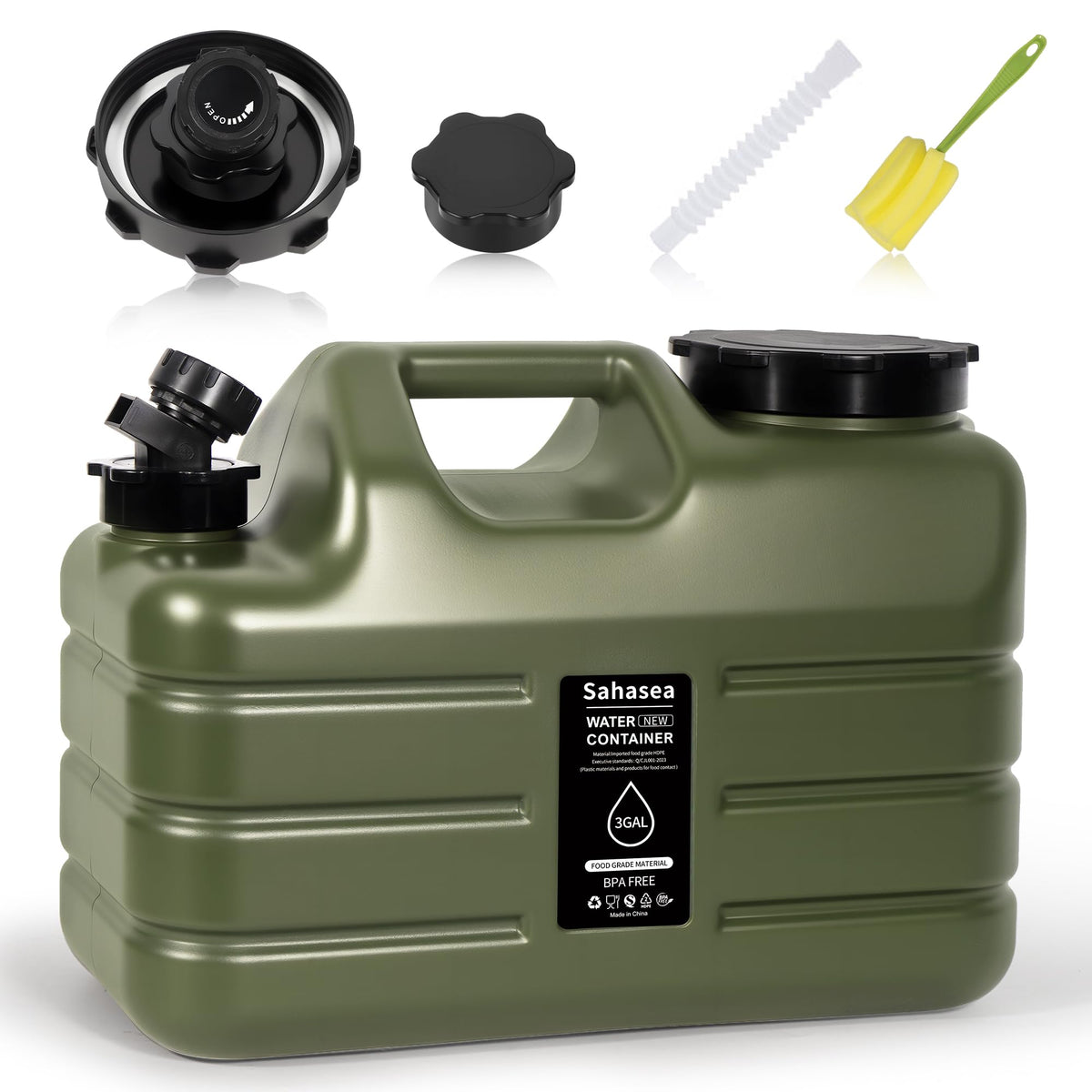 3 Gallon BPA Free Portable Water Jug with Spigot U51791