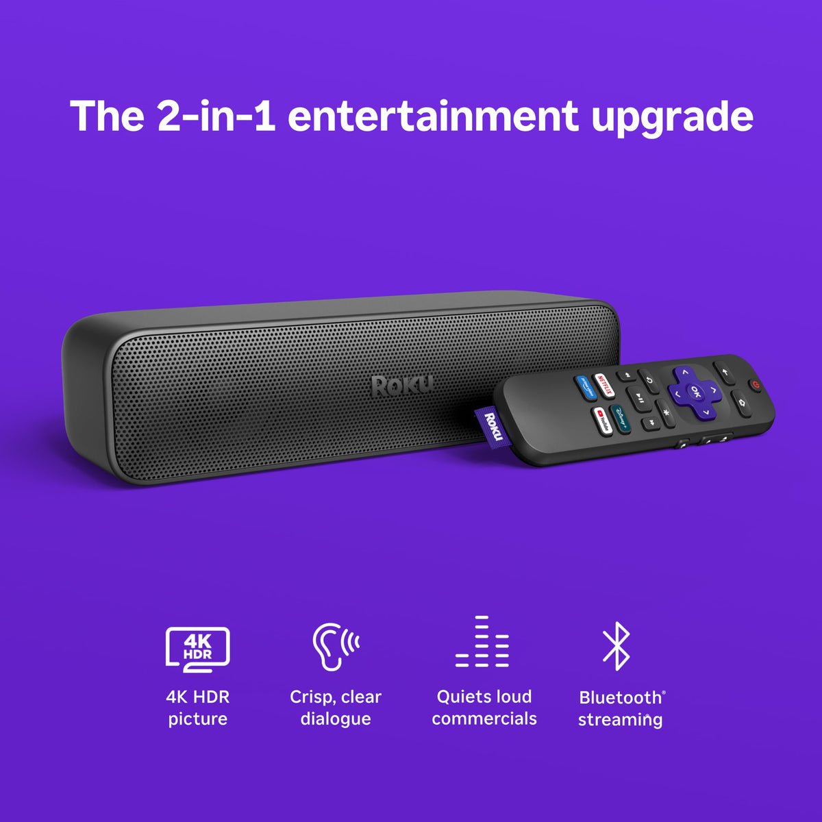 4K Soundbar with Built-in Streaming Device N9339