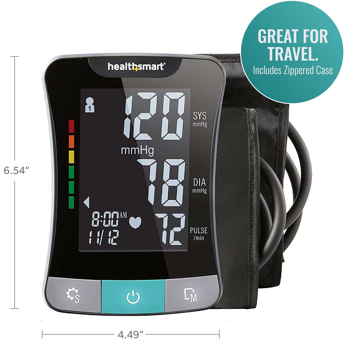 Digital Blood Pressure Monitor with Automatic Upper Arm Cuff G9380