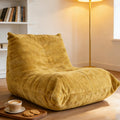Yellow Memory Foam Bean Bag Chair D7324