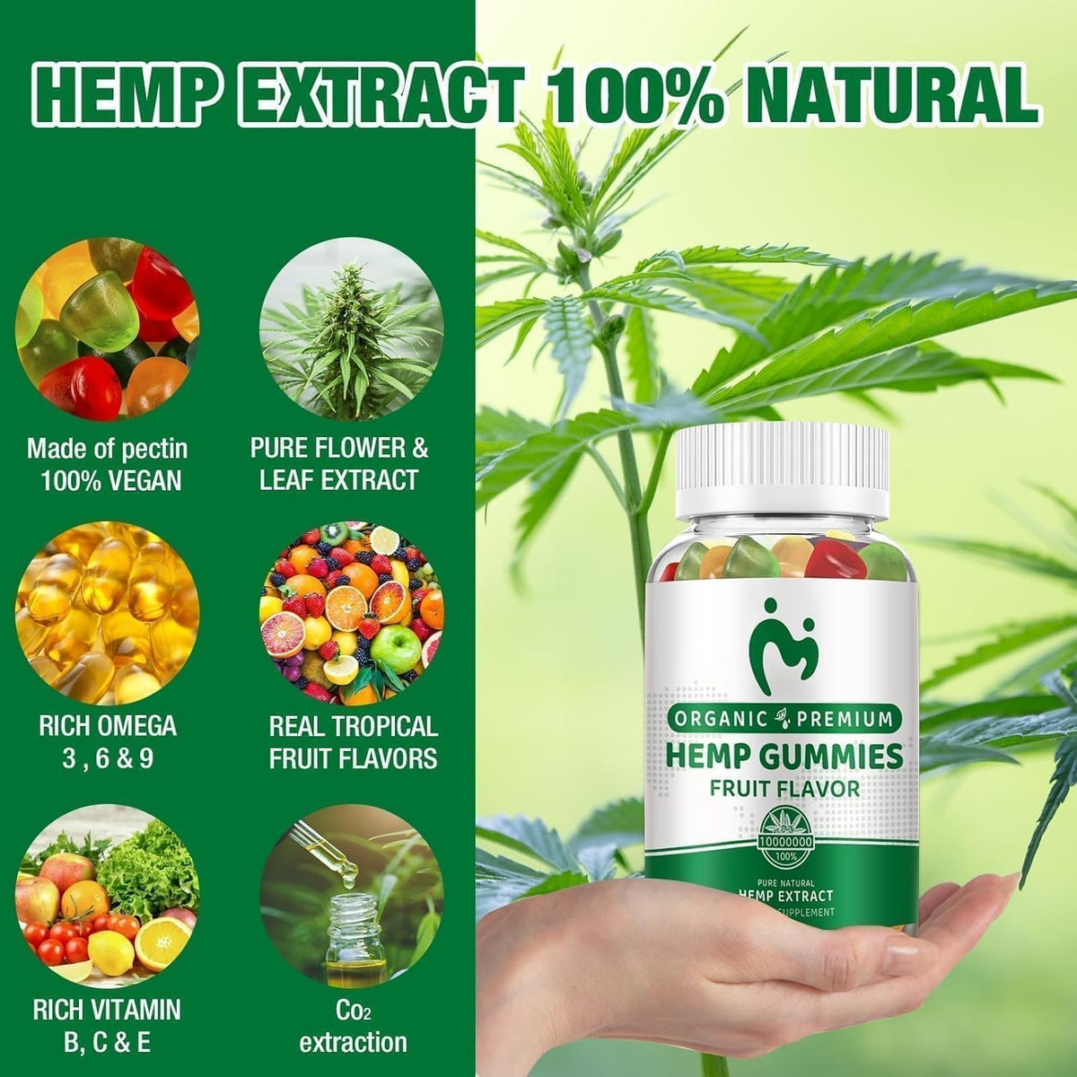 Hemp Gummies 80 Counts T4248
