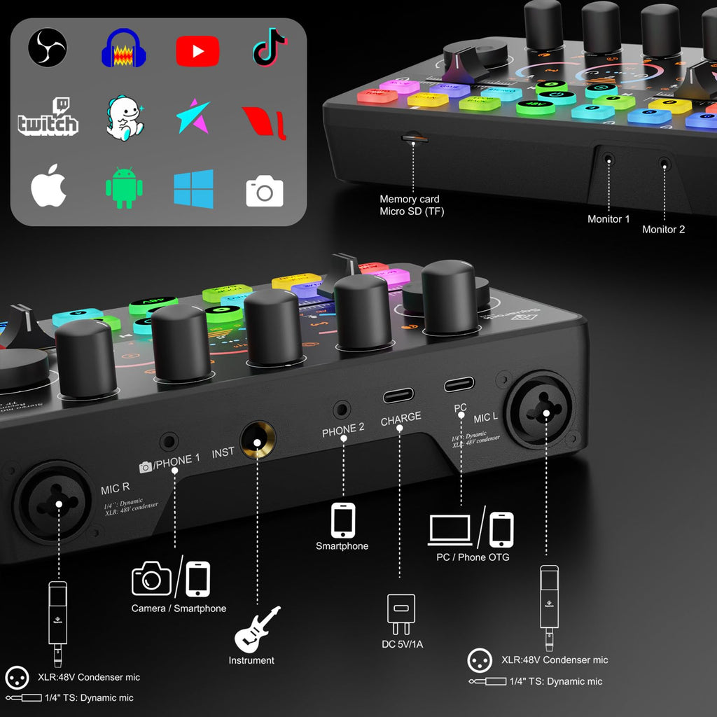 48V XLR Mic Podcast Equipment Bundle L566792