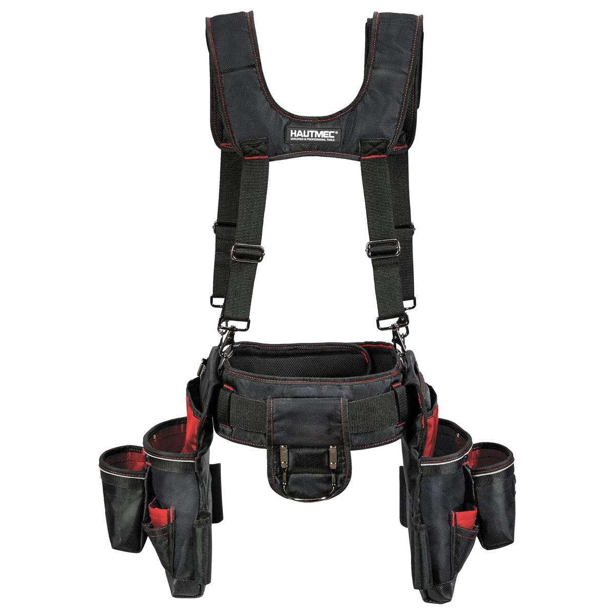 Heavy Duty 19-Pocket Tool Belt with Suspenders M954
