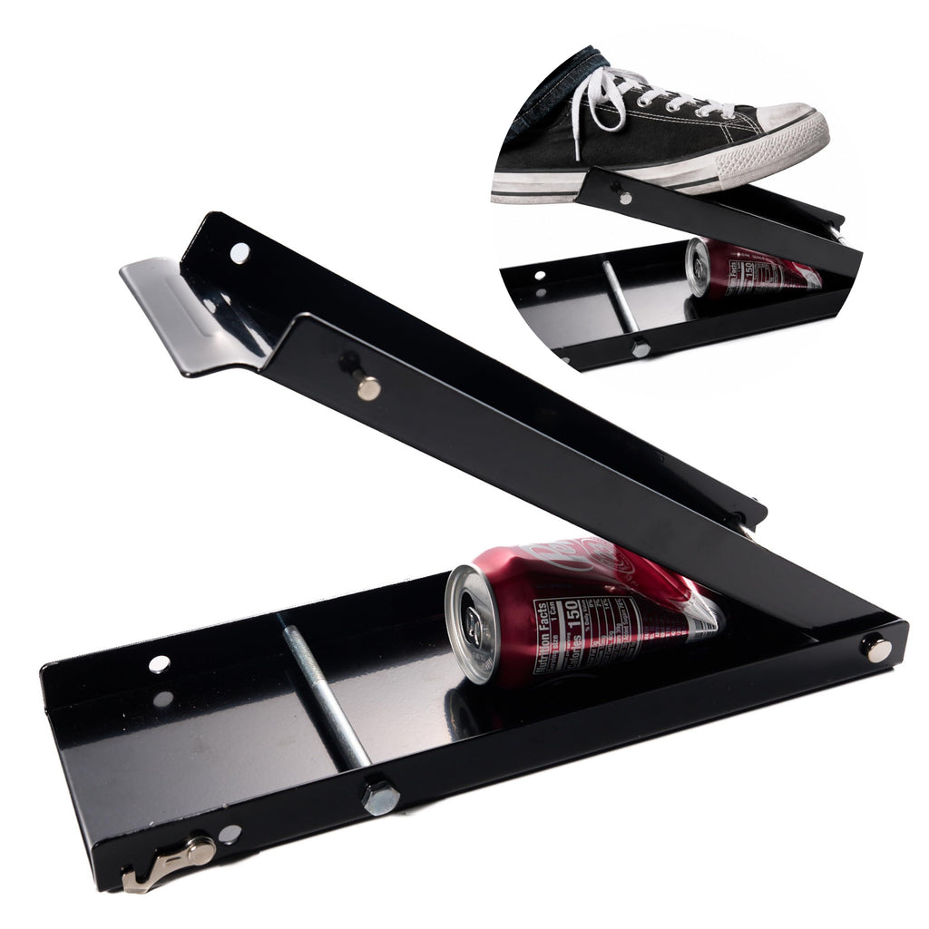 Heavy Duty Aluminum Foldable Can Crusher with Non-Slip Base P17576