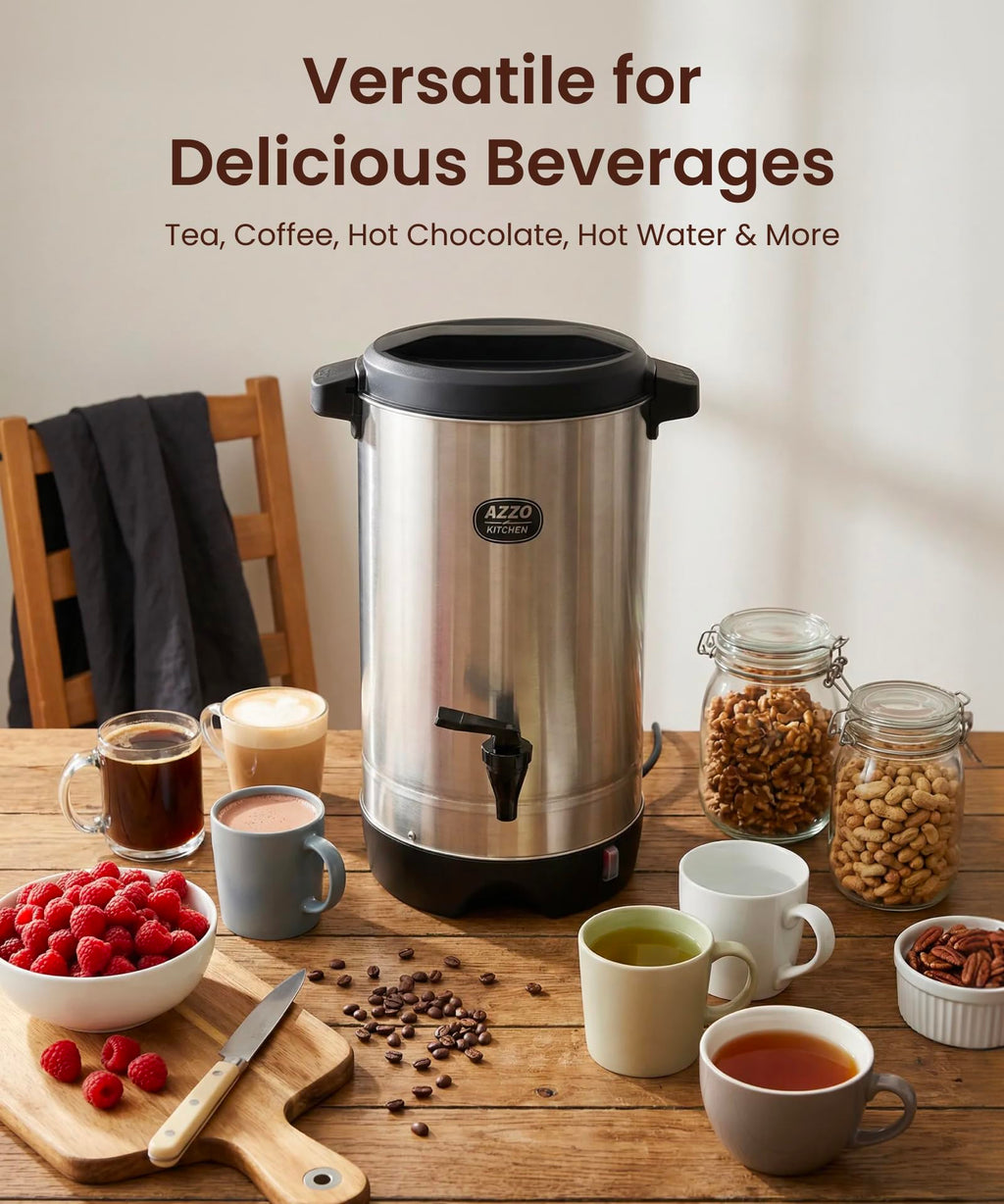 45-Cup Stainless Steel Electric Coffee Urn P2675