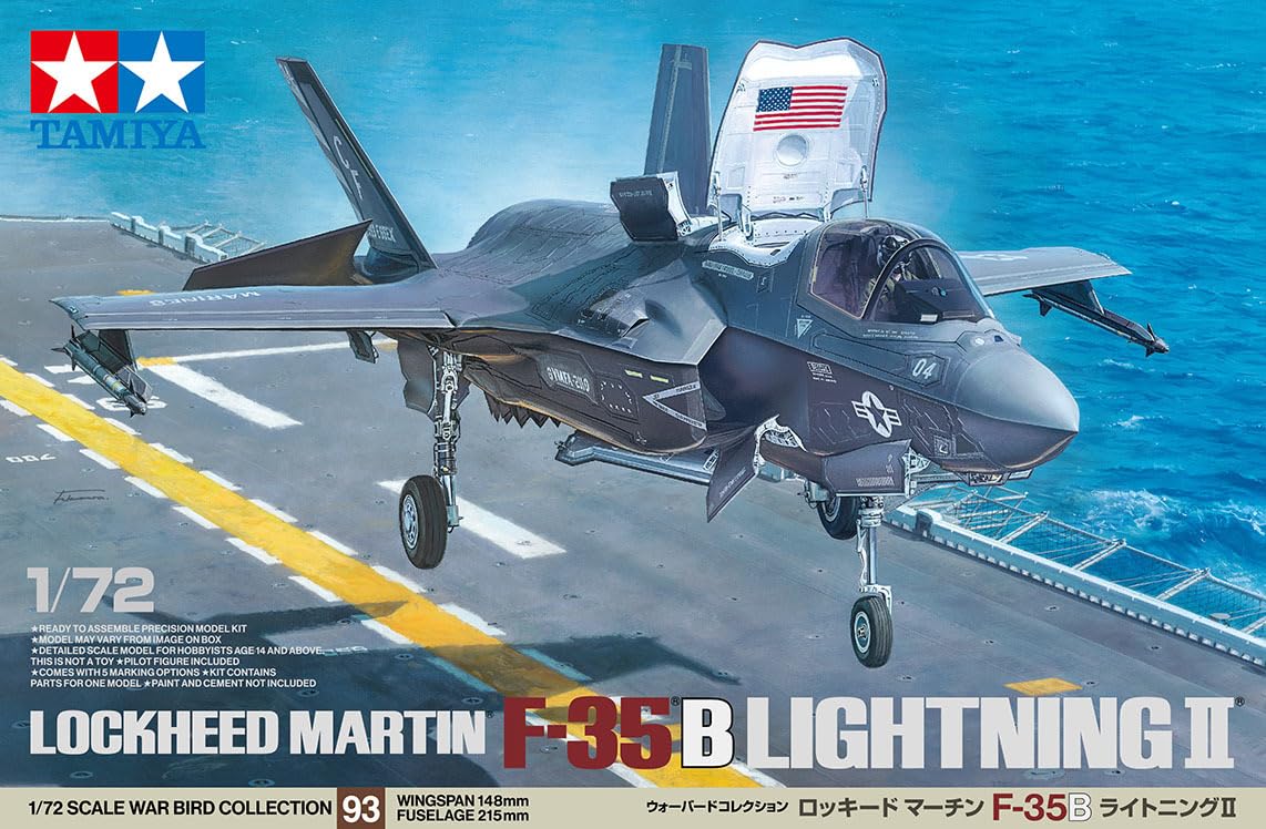 1:72 F-35B Lightning II Plastic Model Kit L4375
