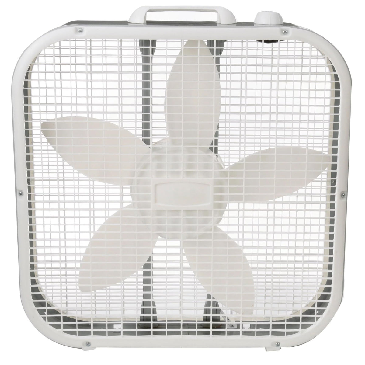 20" Weather Resistant Box Fan, 3-Speeds, White Z50223