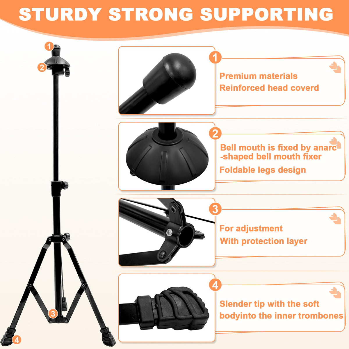 Folding Trombone Stand J5213