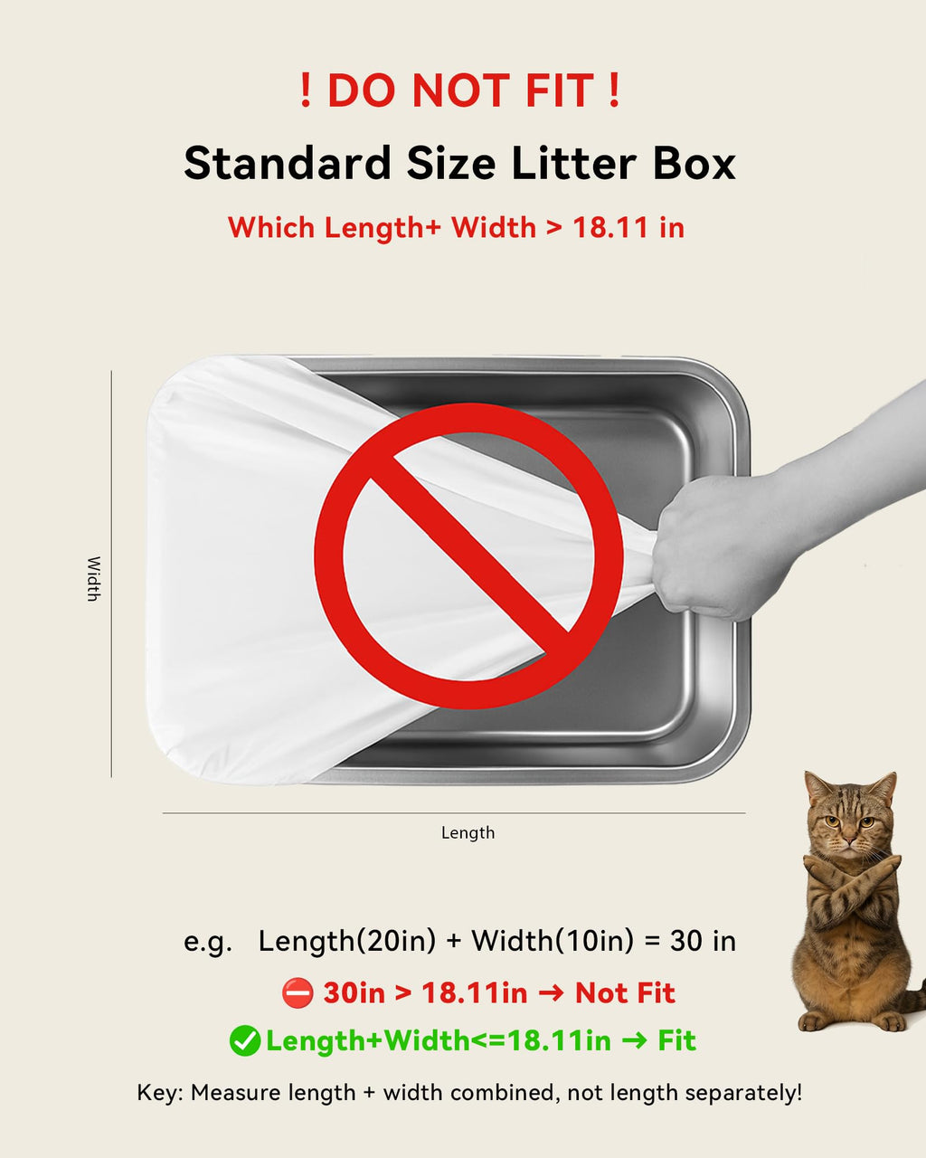 120 Count Drawstring Cat Litter Bags R74963