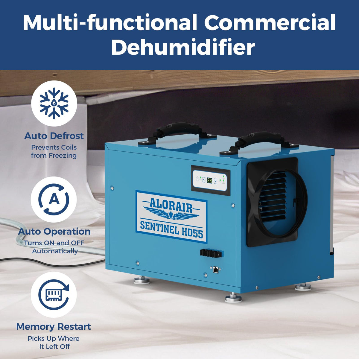 113 Pints Crawlspace Dehumidifier K38567