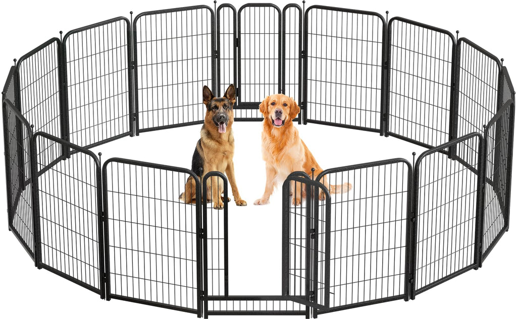 40in 16 Panels Heavy Duty Metal Dog Playpen A255