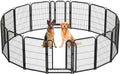 40in 16 Panels Heavy Duty Metal Dog Playpen A255
