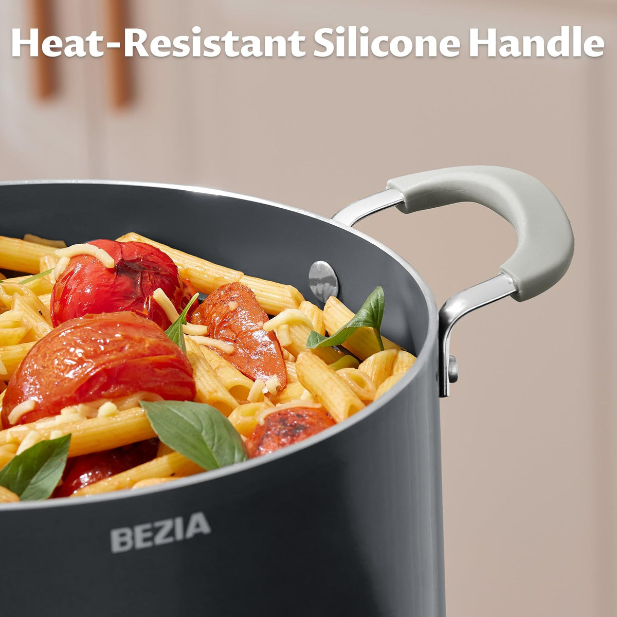 12QT Non Stick Ceramic Stock Pot with Lid K2661