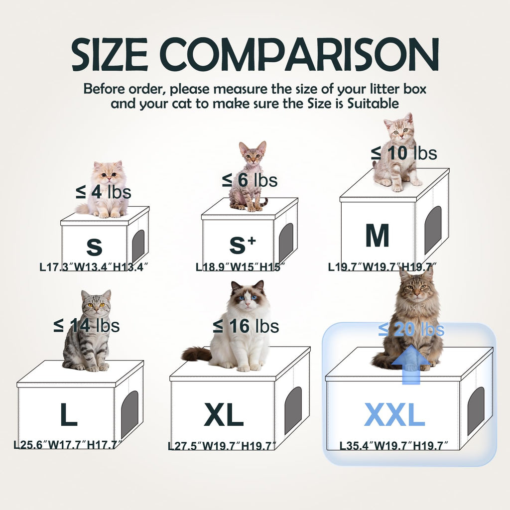 Extra Large Cat Litter Box Enclosure R8056