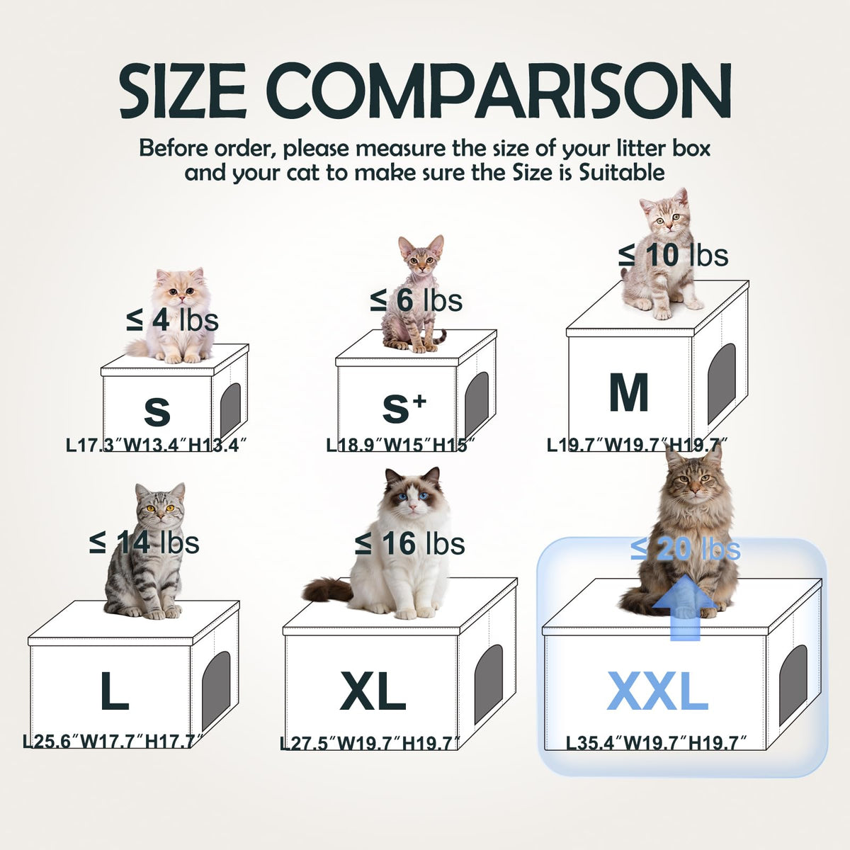 Extra Large Cat Litter Box Enclosure R8056