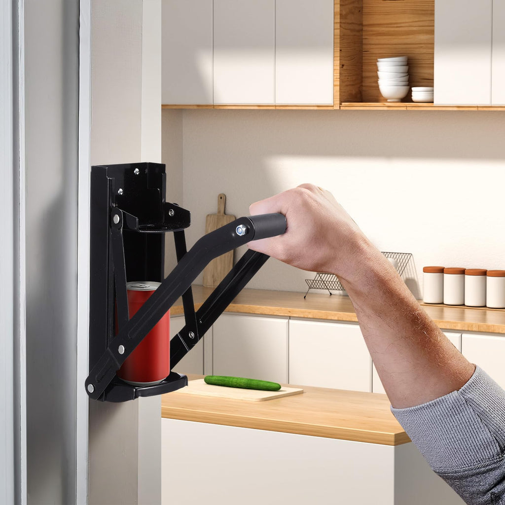 Heavy Duty Wall Mounted Soda Can Crusher with Bottle Opener U877