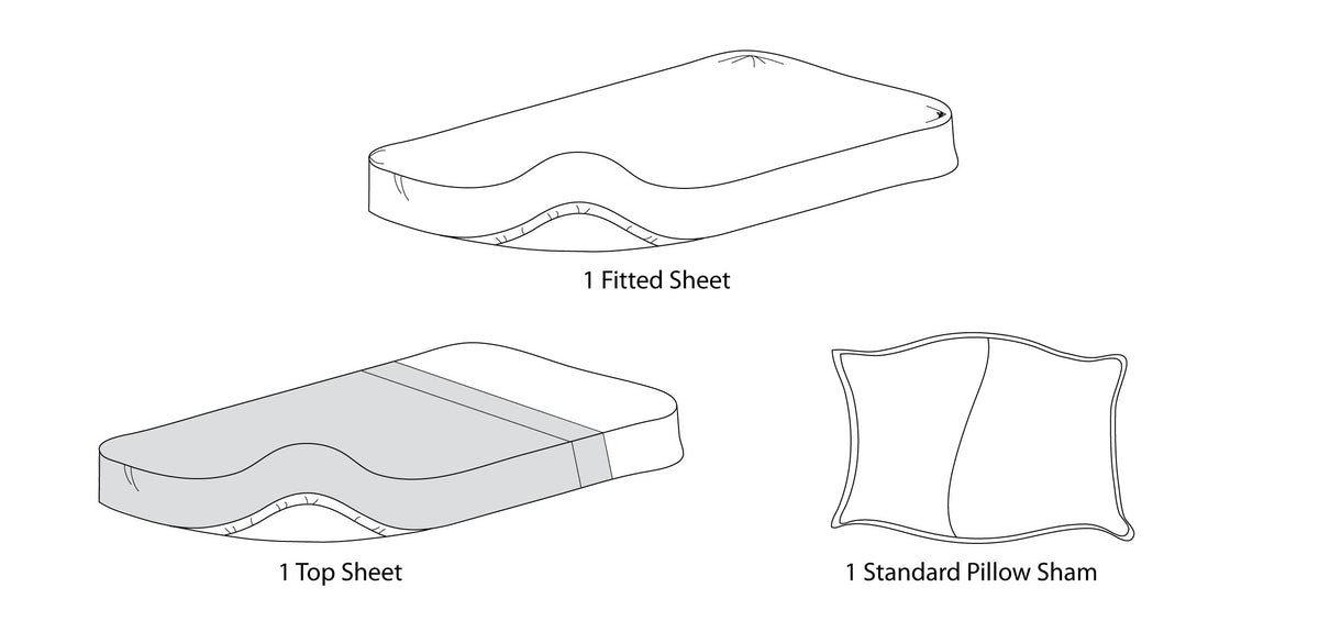 Ultra Soft Microfiber Toddler Sheet Set Grey 3 Piece R143293