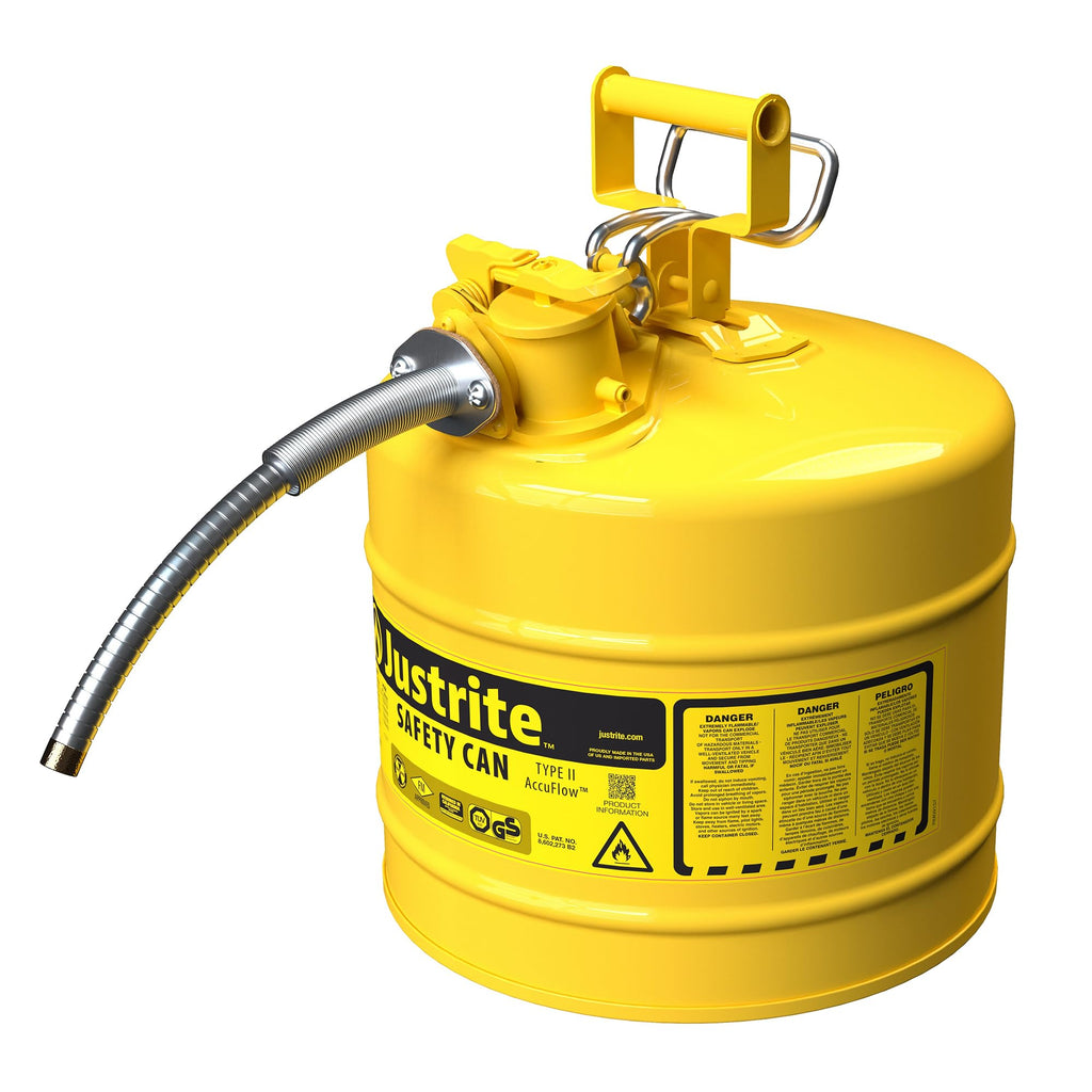 Yellow Galvanized Steel Diesel Fuel Can J299731