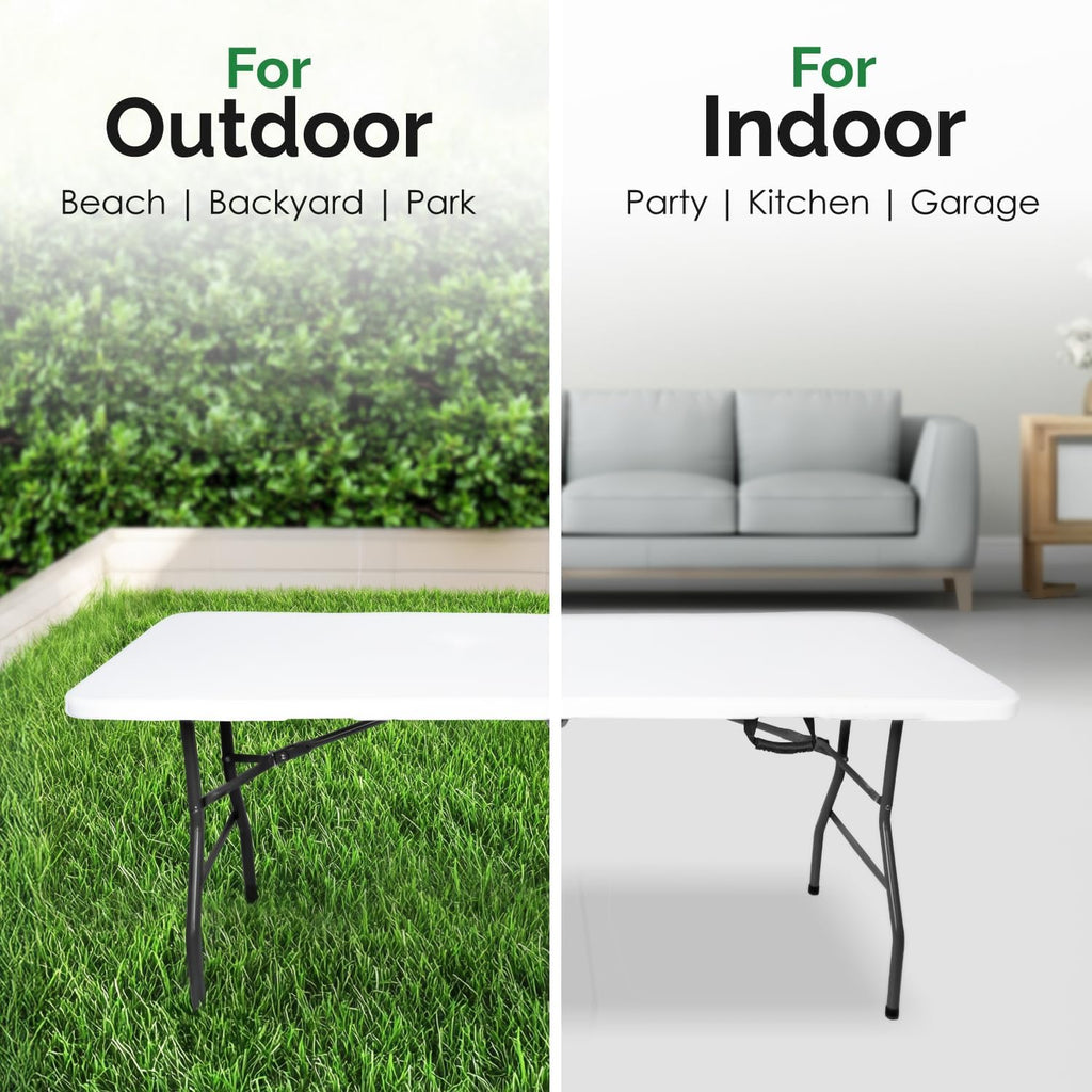 6ft Folding Table with Handle K699885