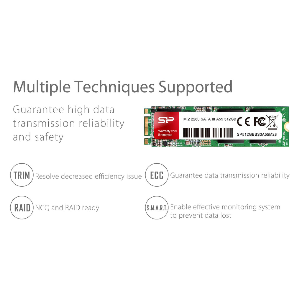 512GB M.2 SATA III Internal Solid State Drive 2280 J407