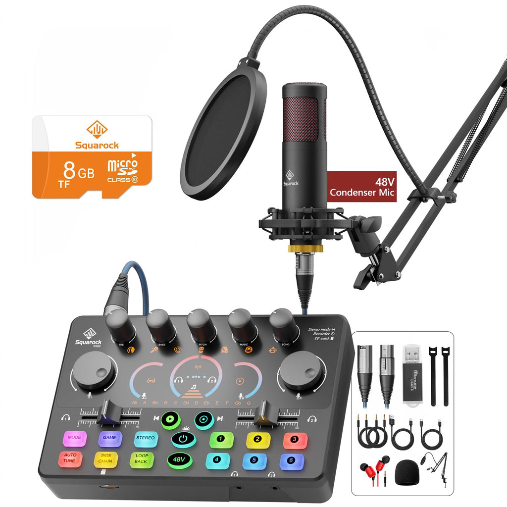 48V XLR Mic Podcast Equipment Bundle L566792