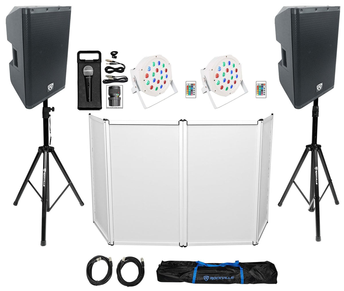 12" Powered DJ Speaker Pair I72598