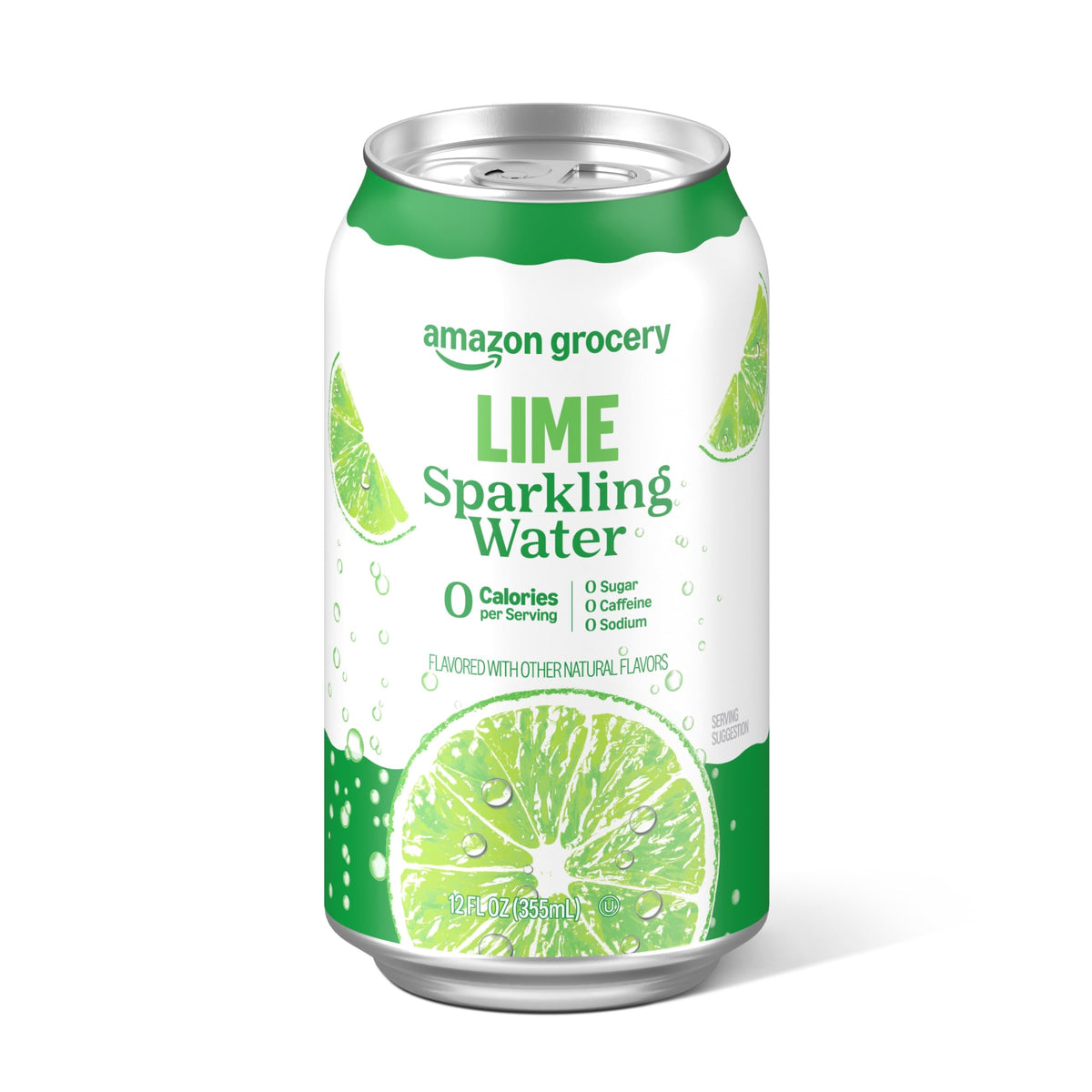 Sparkling Water Lime 12 Fl Oz 12 Cans Z855