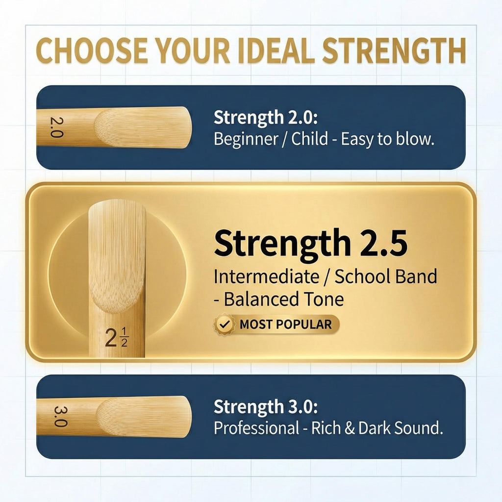 Alto Saxophone Reeds Strength 2.5 10 Pack C85903