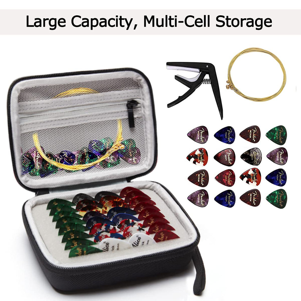 Guitar Pick Holder Case Black B73633
