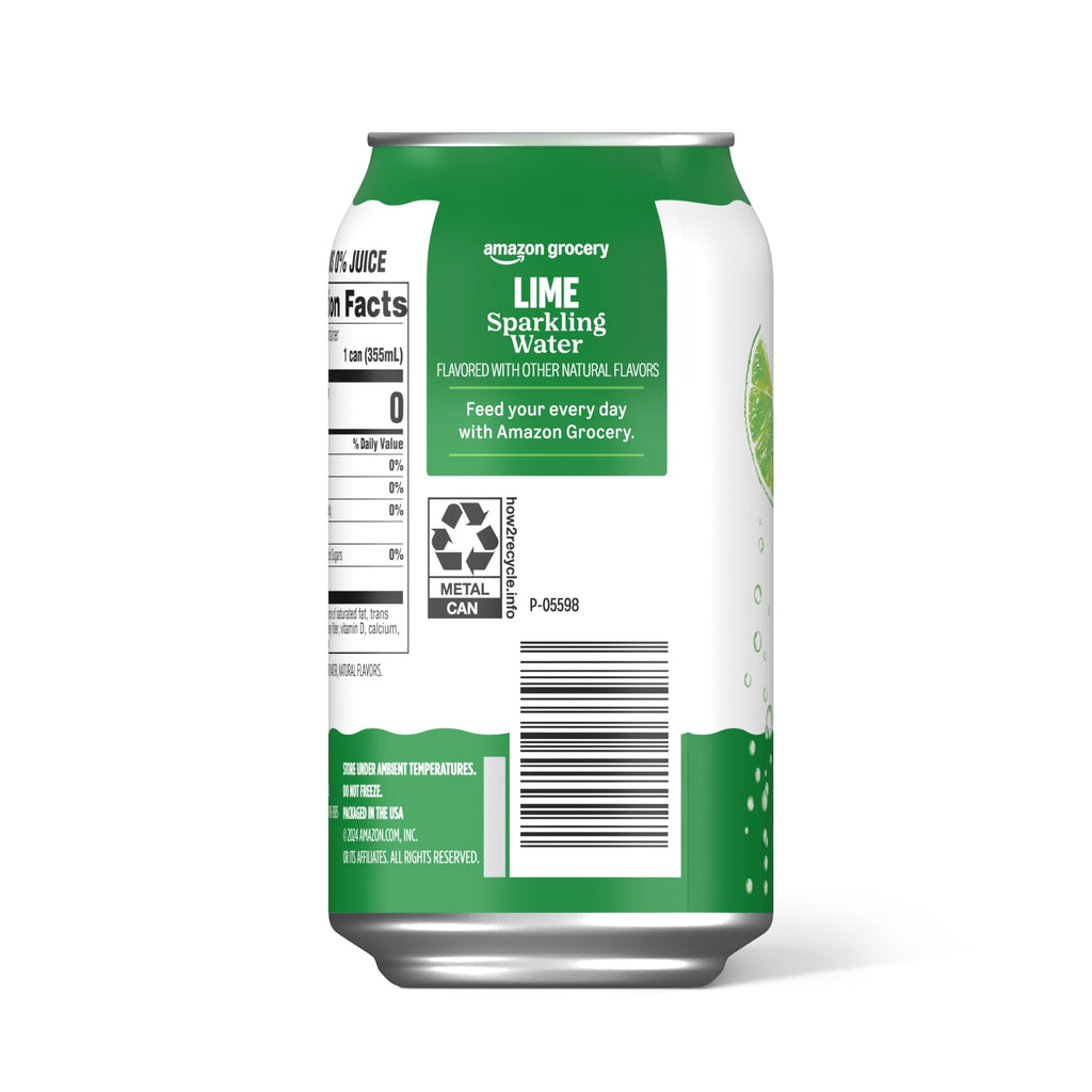 Sparkling Water Lime 12 Fl Oz 12 Cans Z855