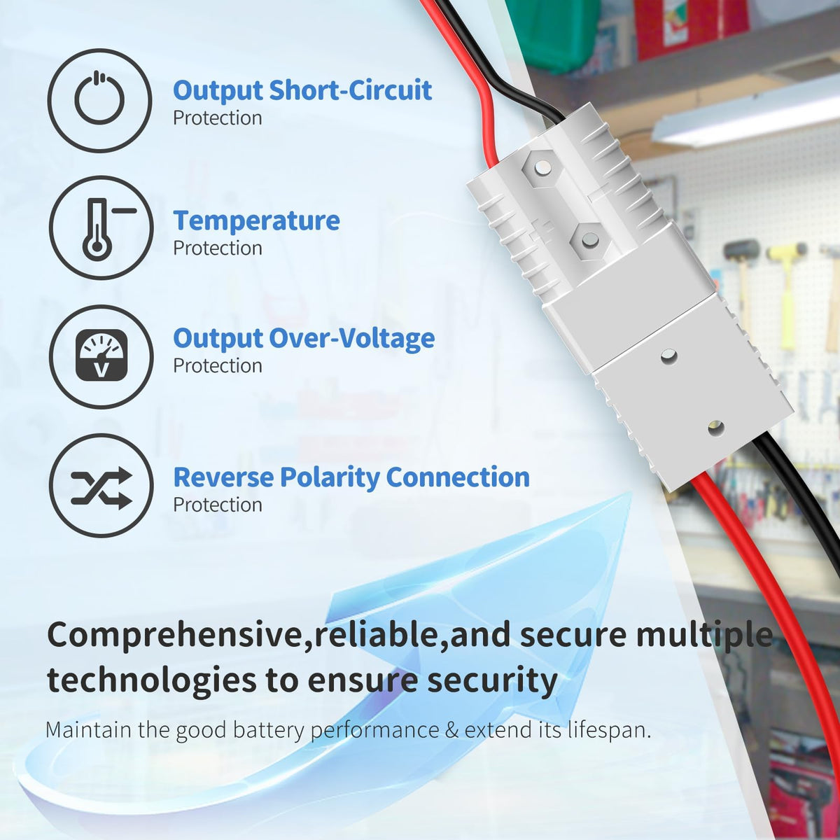 12V 100Ah LiFePO4 Battery with Charger Z309