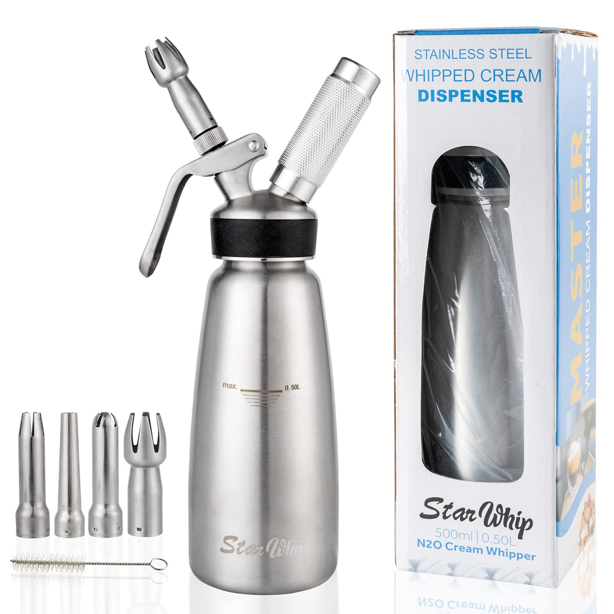 Spare Parts and Accessories for Whipped Cream Dispenser 304 Stainless Steel J149