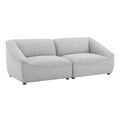 75 Inch Light Upholstered Loveseat A17269
