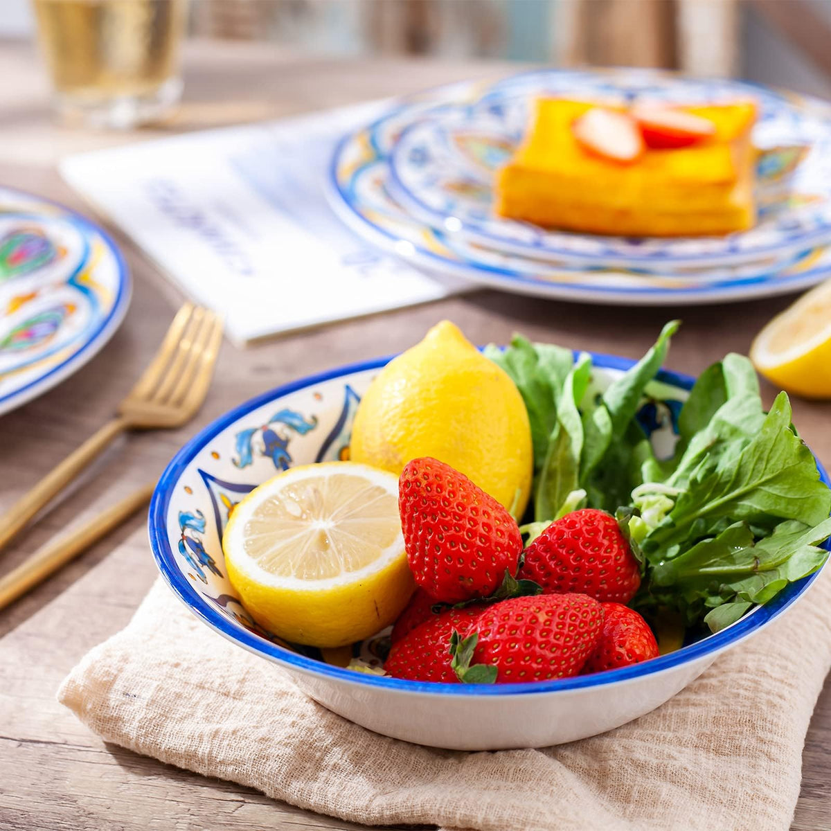 12 Pcs Melamine Dinnerware Set C32056