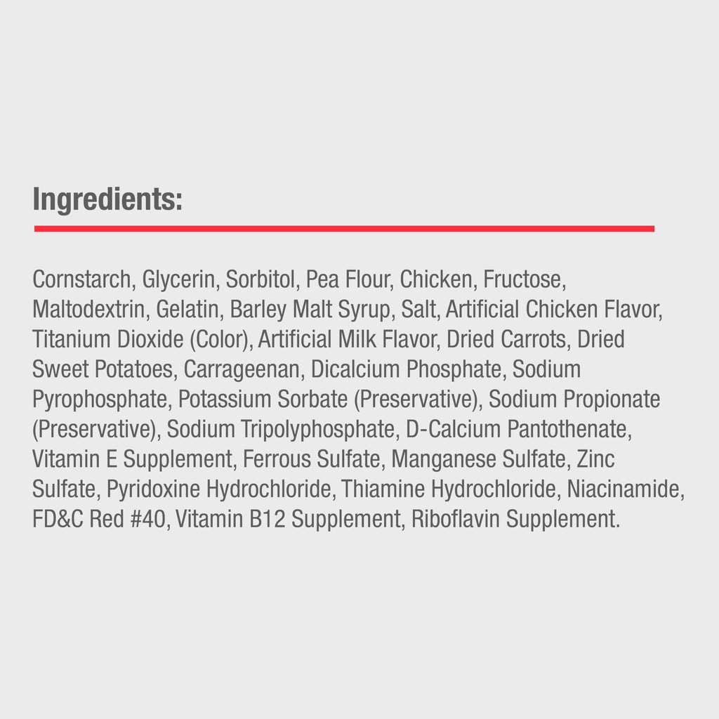 Rawhide-Free Dog Treats With Real Protein, 50 Count R94993