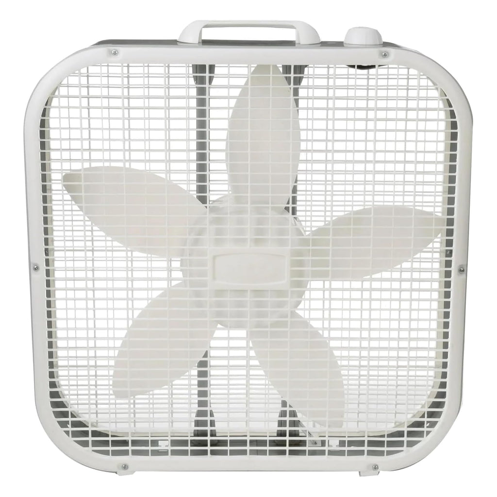 20 Inch 3 Speed Portable Floor Fan with Removable Grill, White A761