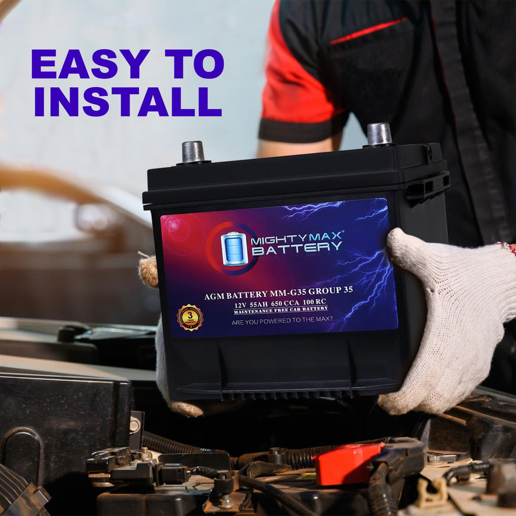12V 55Ah AGM Replacement Battery B562
