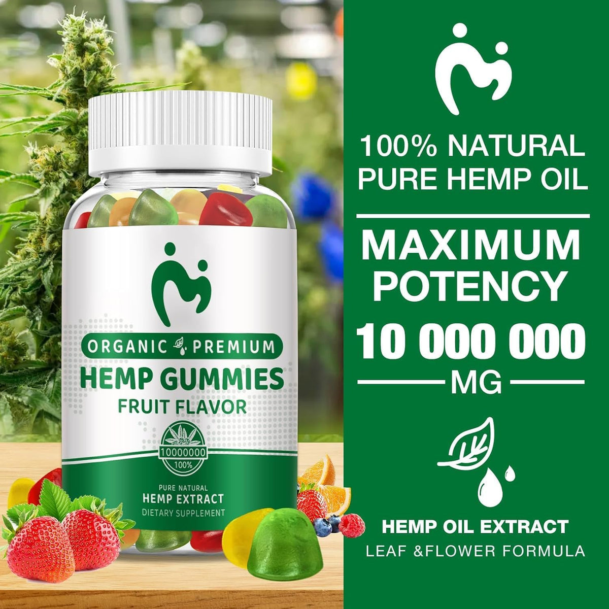 Hemp Gummies 80 Counts T4248