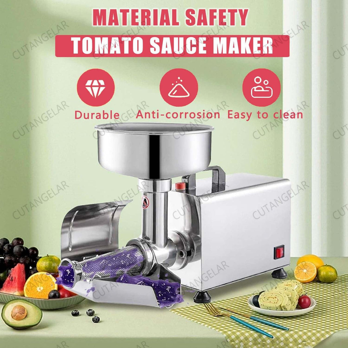 450W Stainless Steel Electric Sauce Strainer L707919