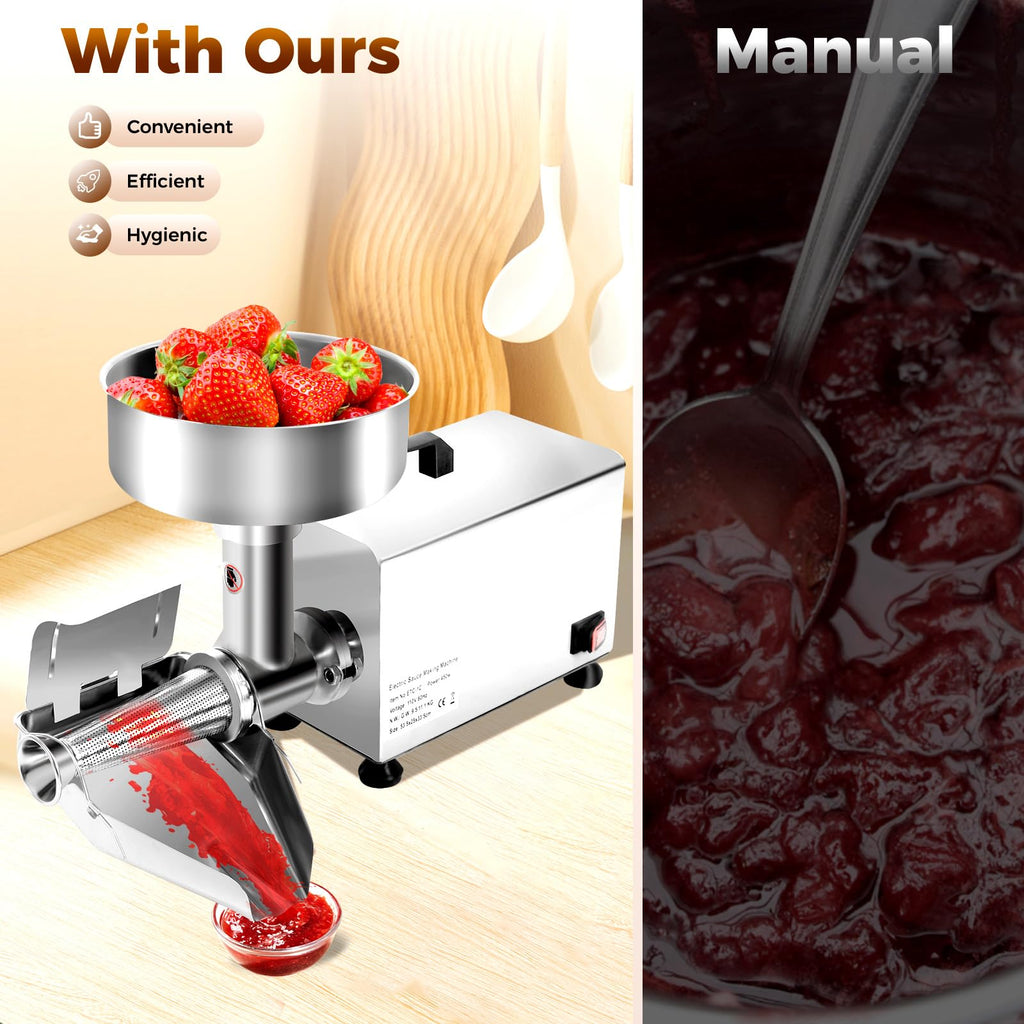 110v 450w Stainless Steel Electric Tomato Strainer H882973