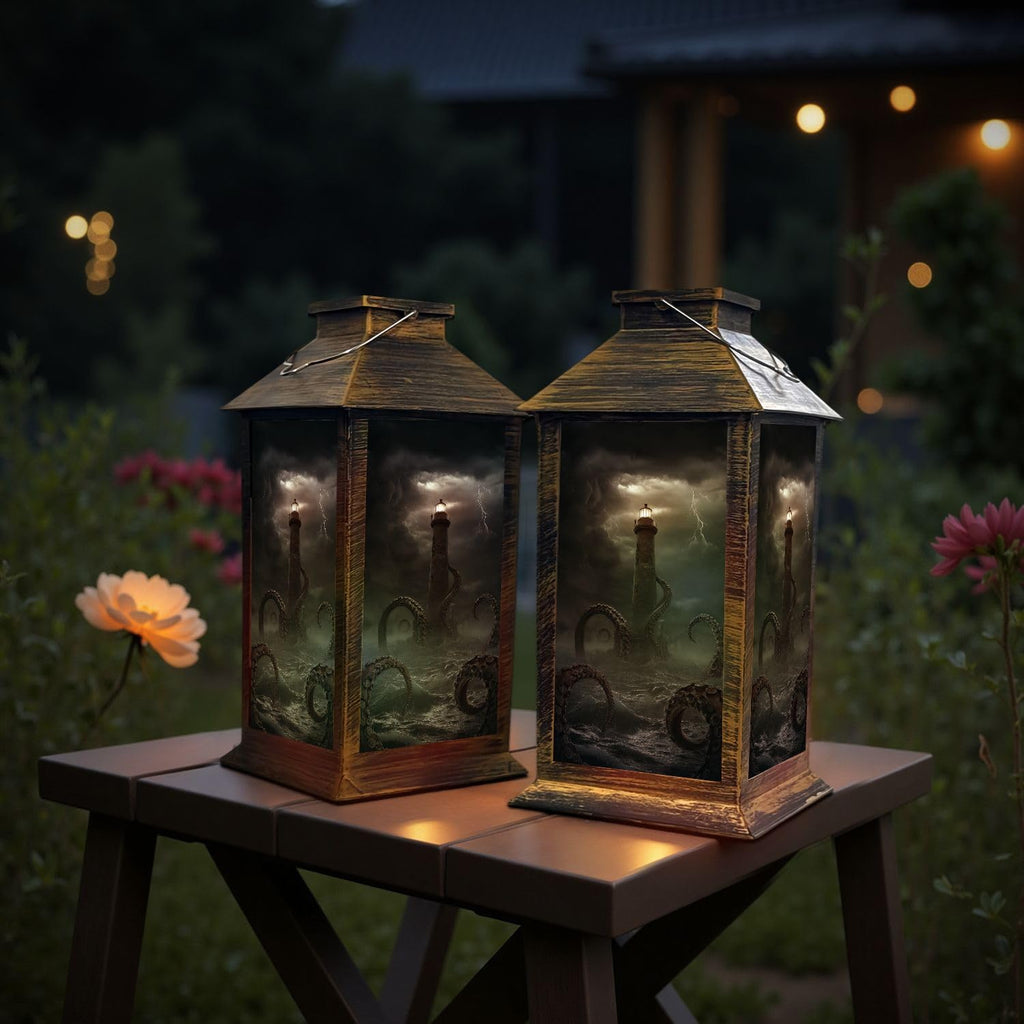 Waterproof Solar Powered Outdoor Hanging Lantern Q34446