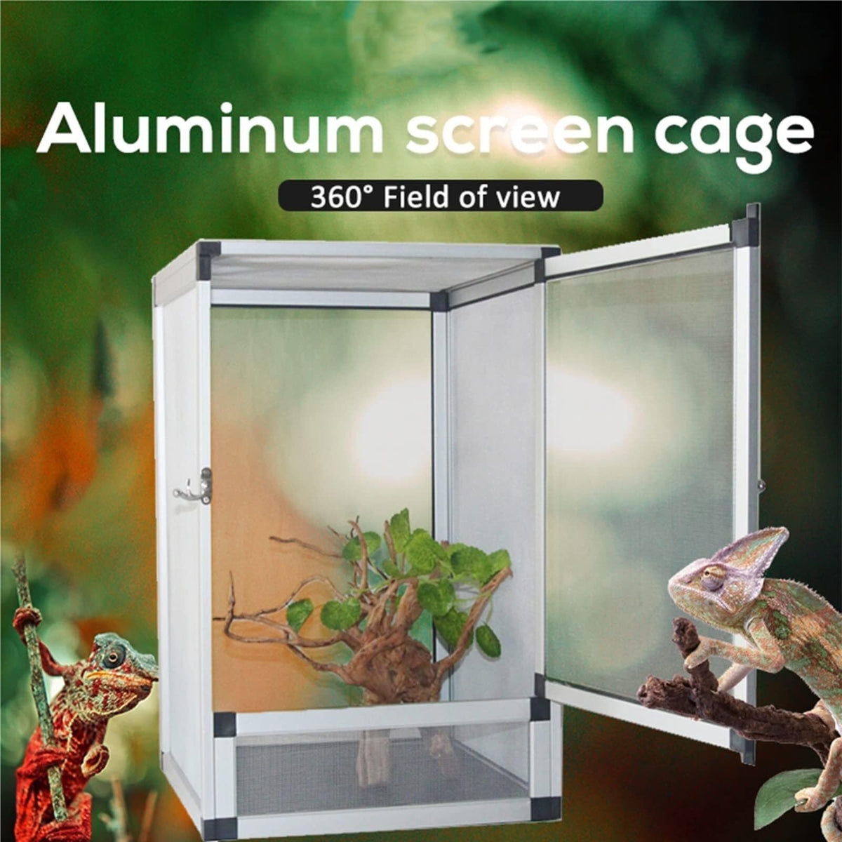 Aluminum Insect Breeding Box Reptile Habitat F89142