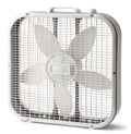 20" Weather Resistant Box Fan, 3-Speeds, White Z50223