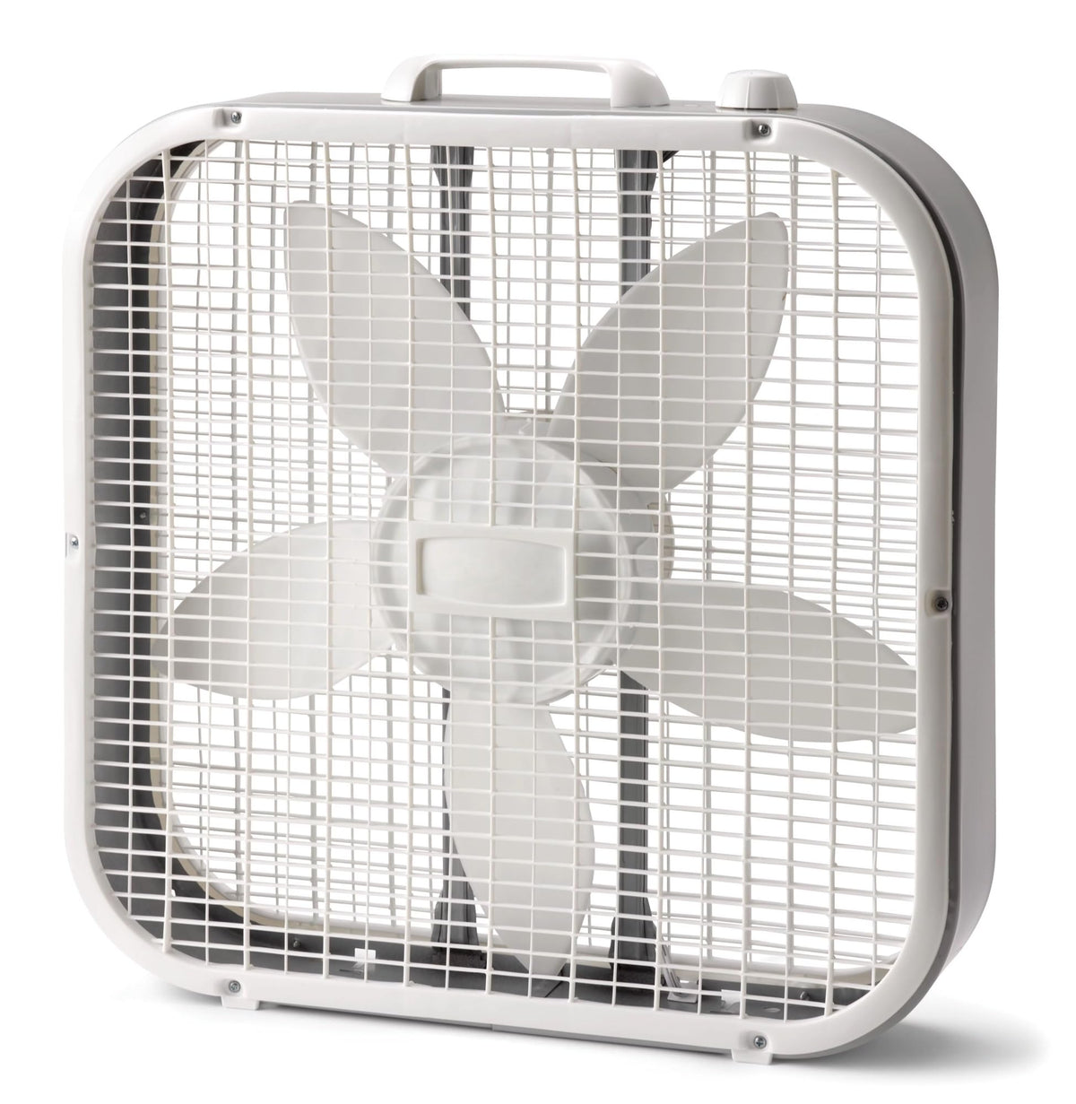 20" Weather Resistant Box Fan, 3-Speeds, White Z50223